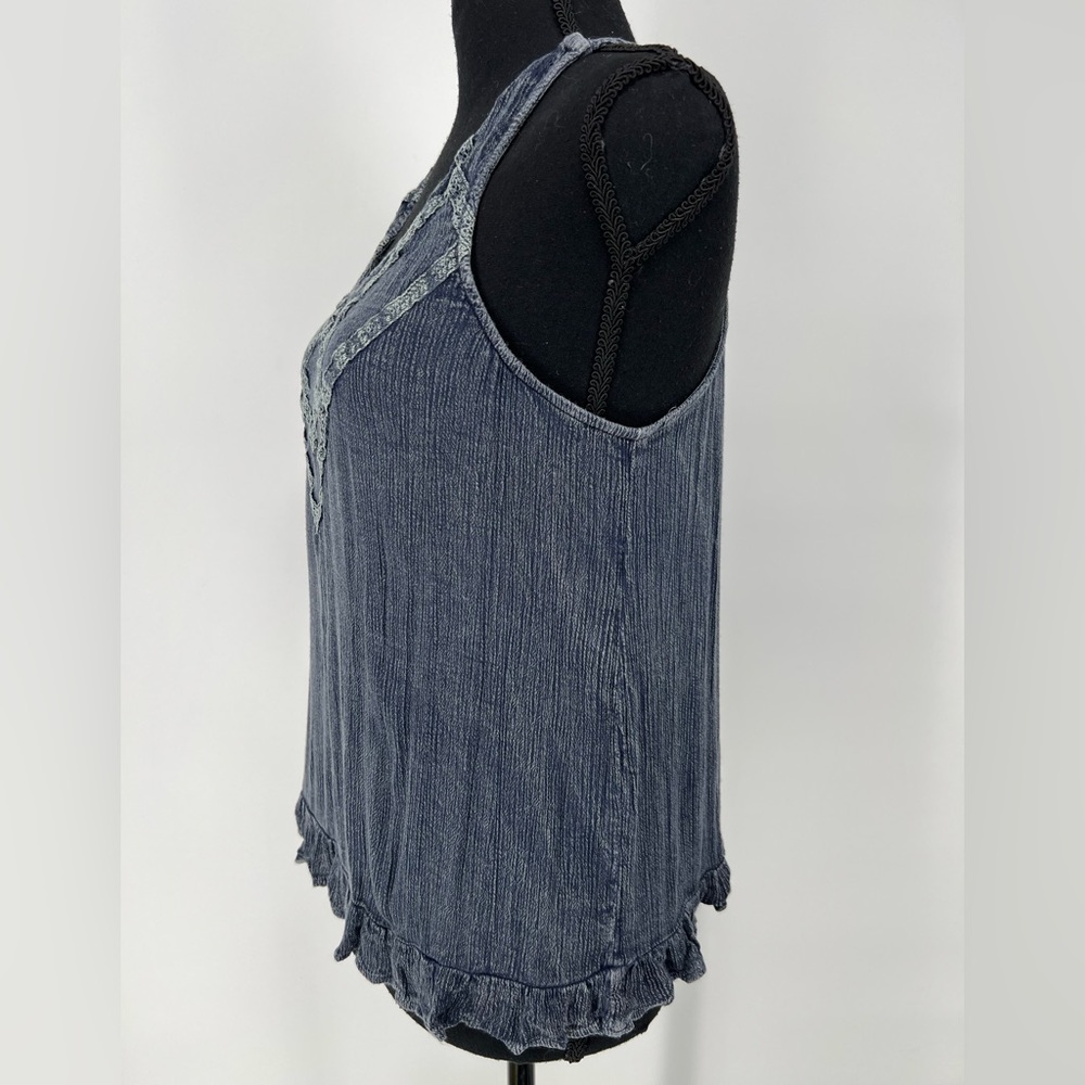ALTAR’D STATE BLUE RACER BACK TOP - Picture 4 of 7